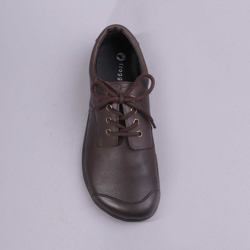 Boys Lace-up School Shoes in Brown 