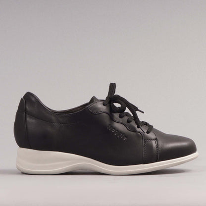 Factory Shop Shoes 4 / Black / 12430 Lace-up Sneaker in Black - 12430