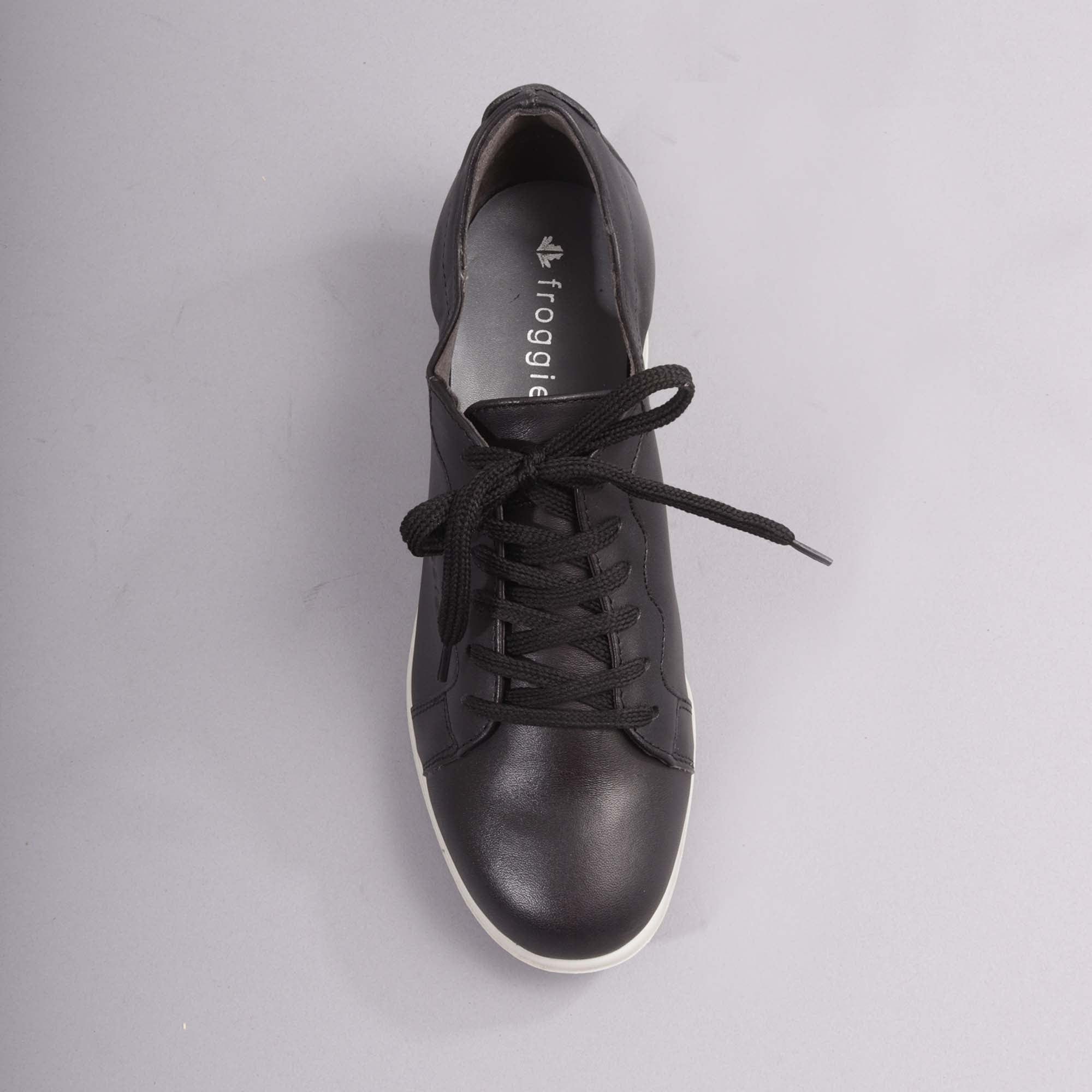 Factory Shop Shoes Lace-up Sneaker in Black - 12430