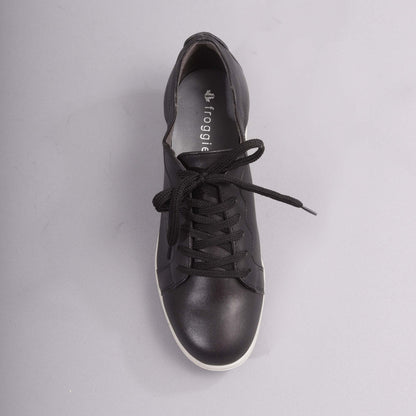 Factory Shop Shoes Lace-up Sneaker in Black - 12430