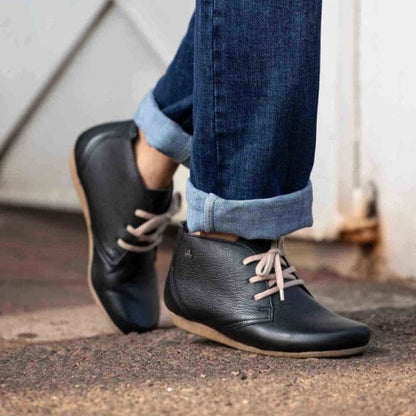 Froggie Shoes Shoes Lace-up Ankle Boot in Black  - 12029